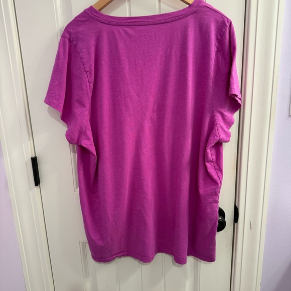 J.Crew 3X Slub Cotton Vneck Tshirt - Picture 2 of 3